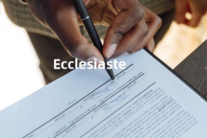 Ecclesiastes