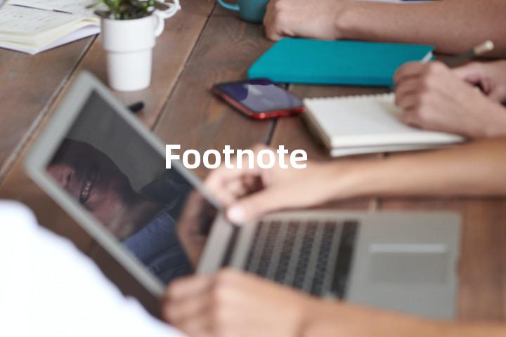 Footnote
