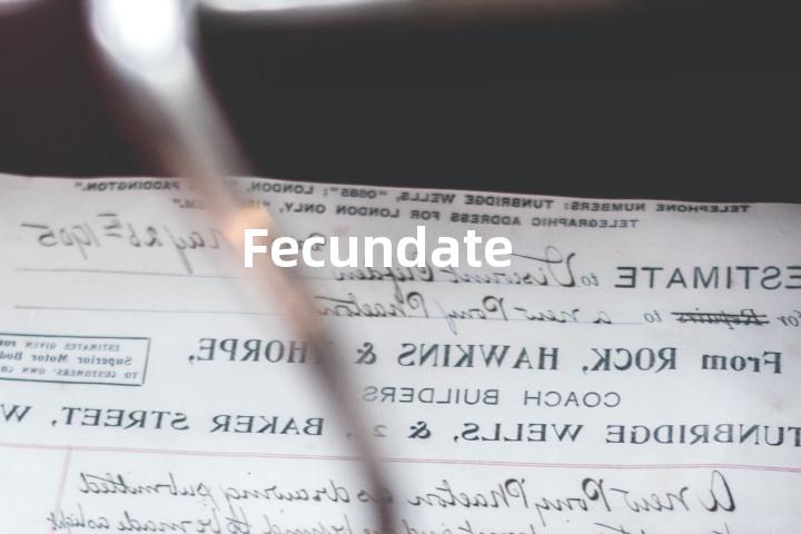 Fecundate