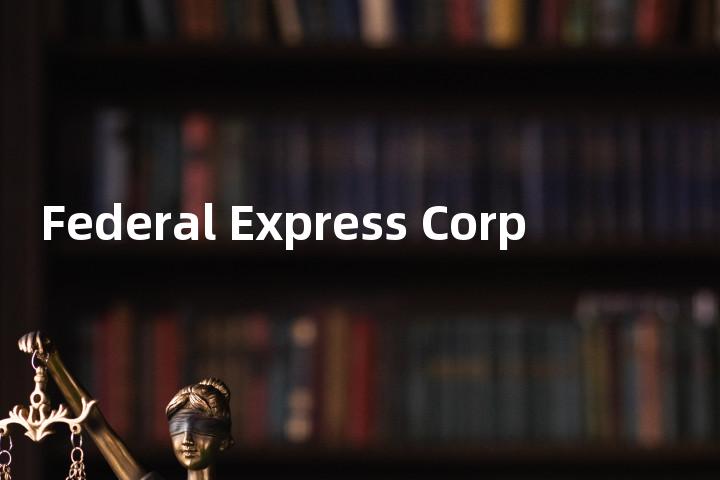 Federal Express Corp单词图解，单词释义场景配图