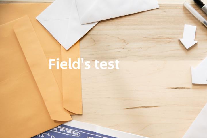 Field's test单词图解，单词释义场景配图