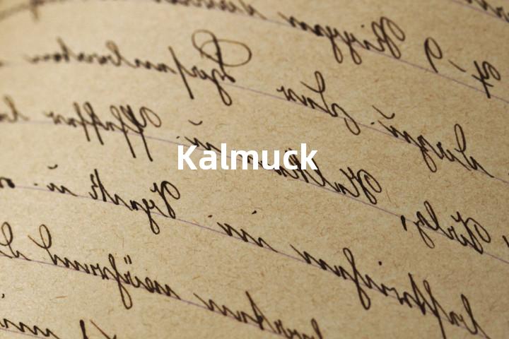 Kalmuck
