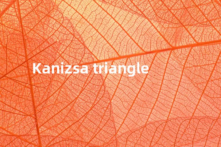 Kanizsa triangle单词图解，单词释义场景配图