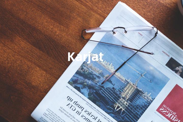 Karjat单词图解，单词释义场景配图