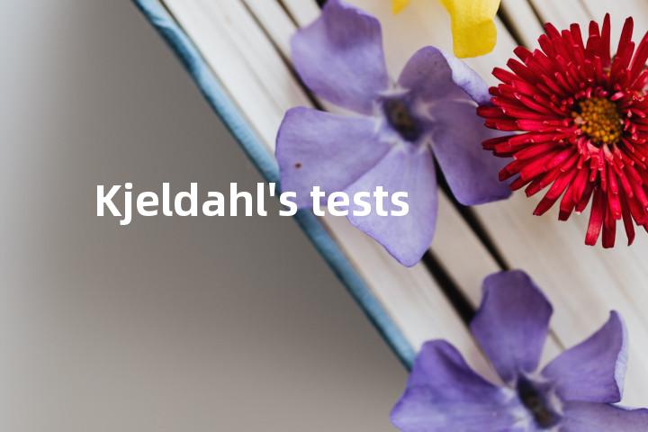 Kjeldahl's tests单词图解，单词释义场景配图