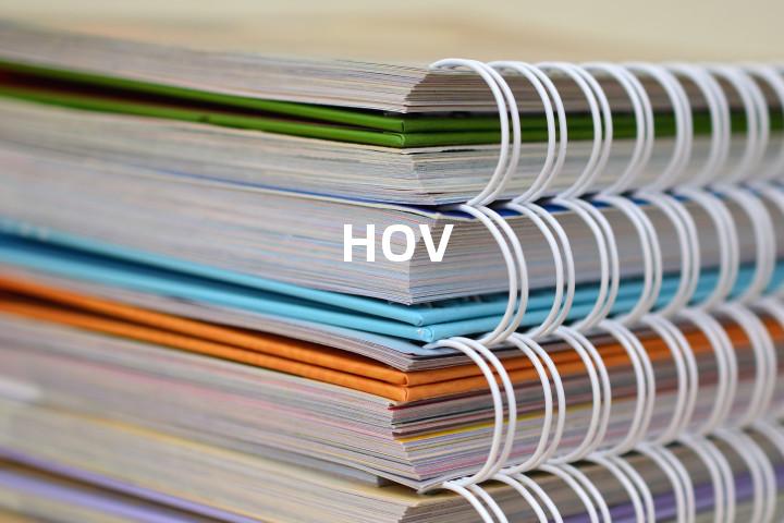 HOV单词图解，单词释义场景配图