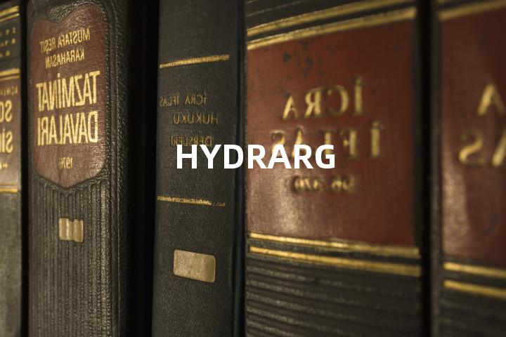 HYDRARG单词图解，单词释义场景配图