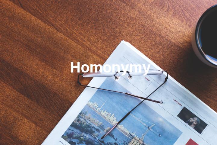 Homonymy