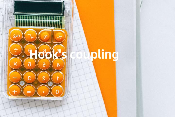 Hook's coupling单词图解，单词释义场景配图