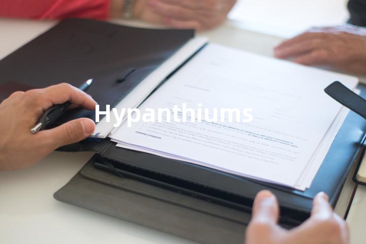 Hypanthiums