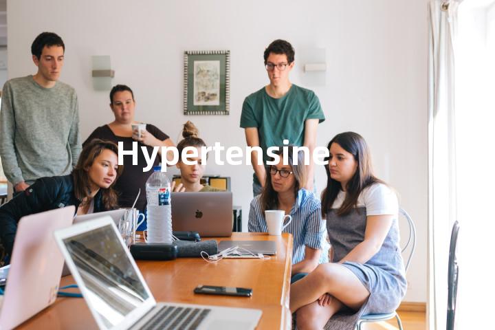 Hypertensine单词图解，单词释义场景配图