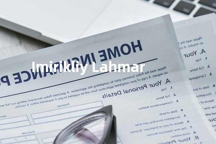 Imirikliy Lahmar单词图解，单词释义场景配图