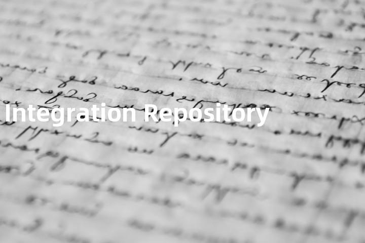 Integration Repository单词图解，单词释义场景配图