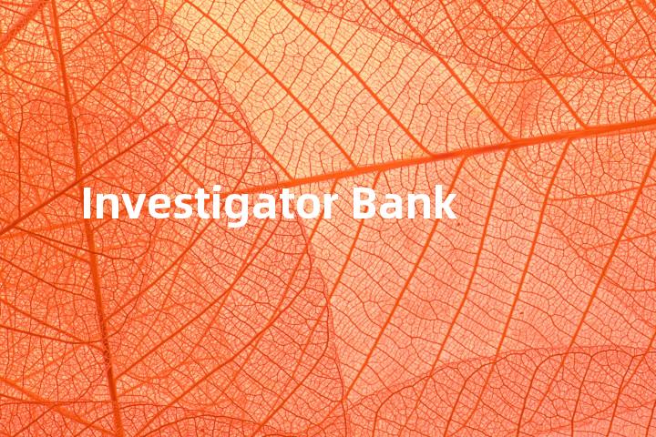 Investigator Bank单词图解，单词释义场景配图