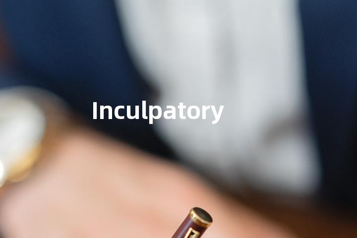 Inculpatory