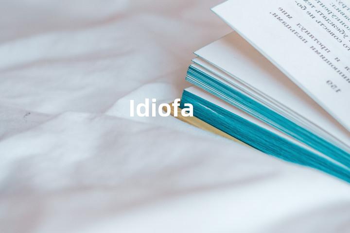 Idiofa单词图解，单词释义场景配图