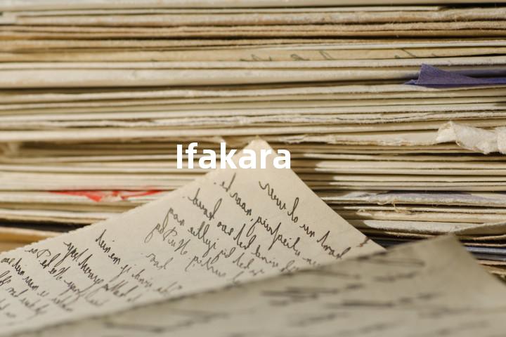 Ifakara单词图解，单词释义场景配图