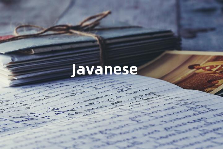 Javanese