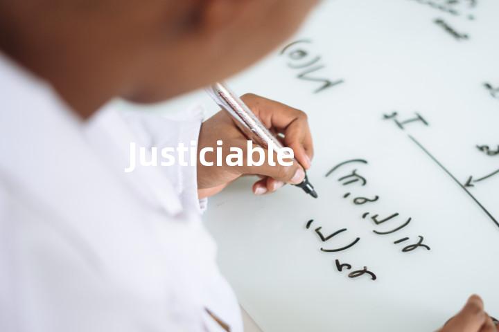 Justiciable