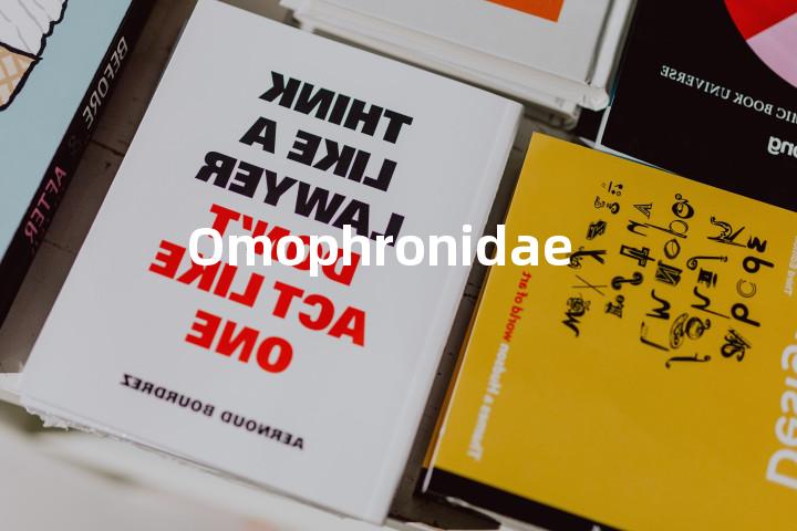 Omophronidae单词图解，单词释义场景配图