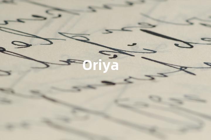 Oriya