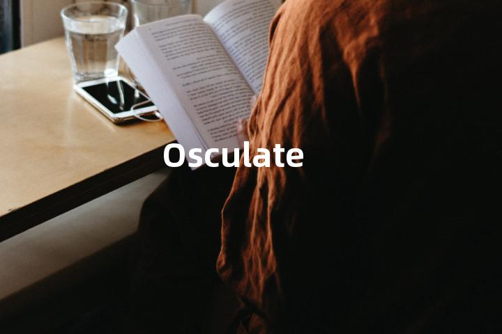 Osculate
