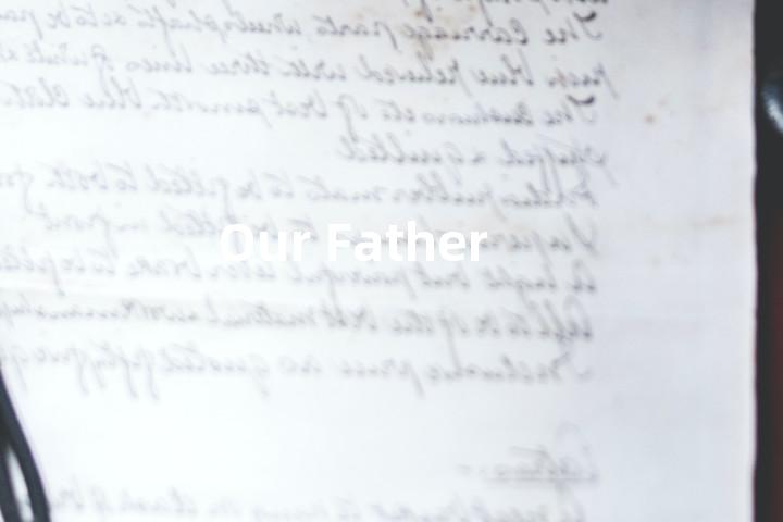 Our Father单词图解，单词释义场景配图