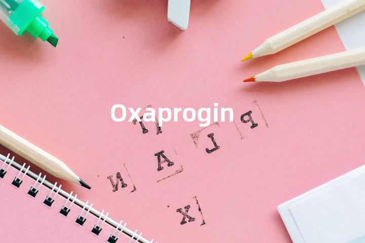 Oxaprogin单词图解，单词释义场景配图