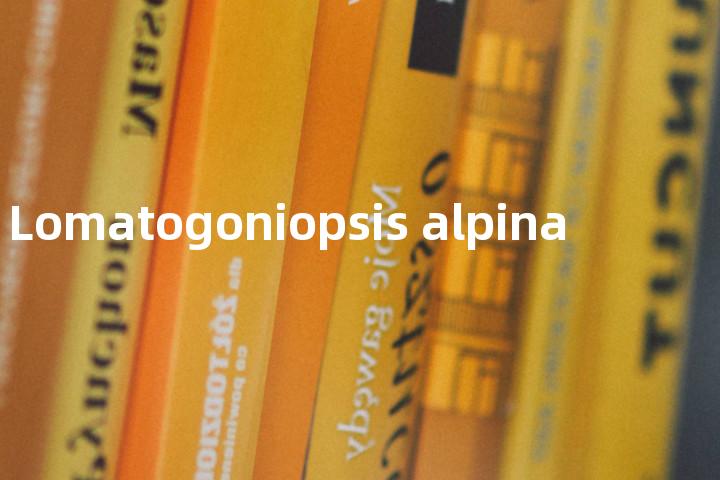 Lomatogoniopsis alpina单词图解，单词释义场景配图