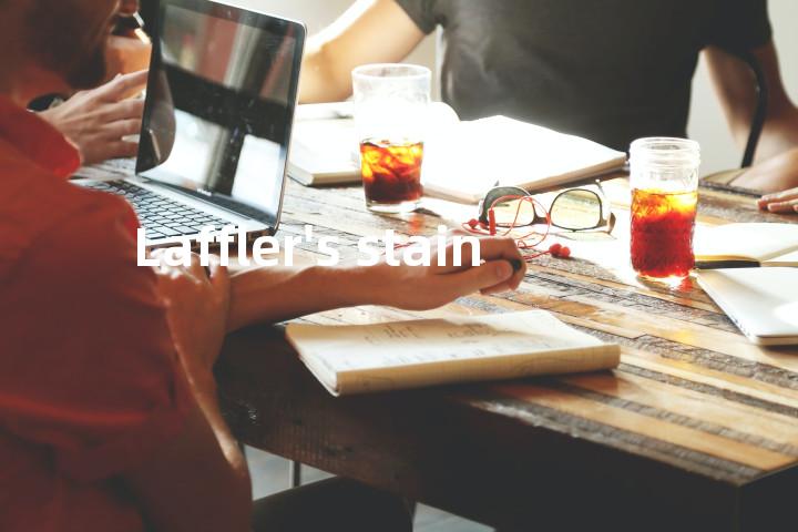 Laffler's stain单词图解，单词释义场景配图