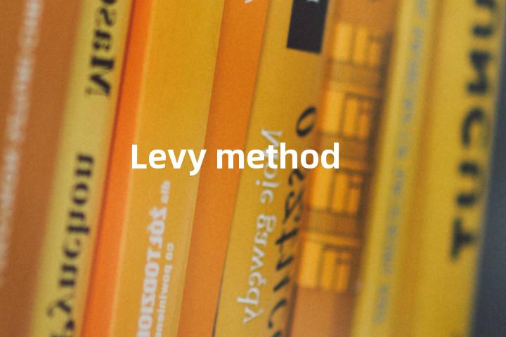 Levy method单词图解，单词释义场景配图