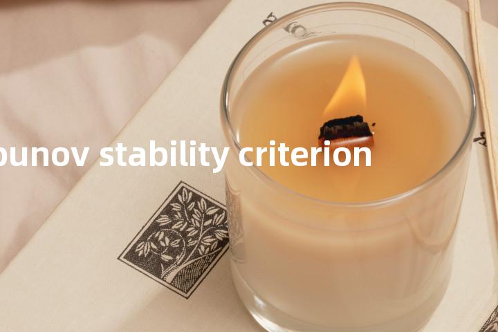 Liapunov stability criterion单词图解，单词释义场景配图