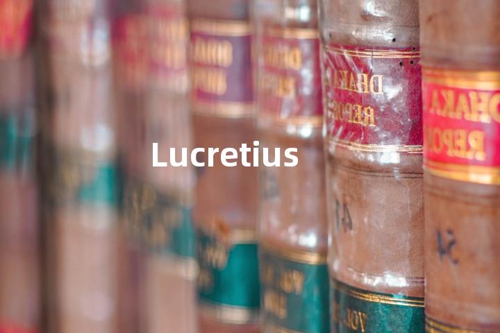 Lucretius