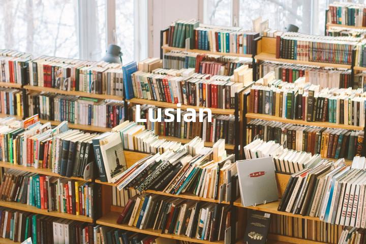 Lusian单词图解，单词释义场景配图