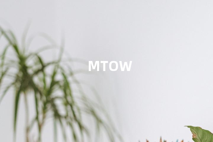 MTOW单词图解，单词释义场景配图