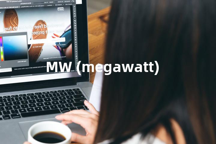 MW (megawatt)单词图解，单词释义场景配图
