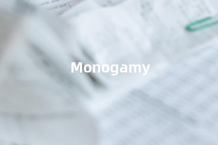 Monogamy