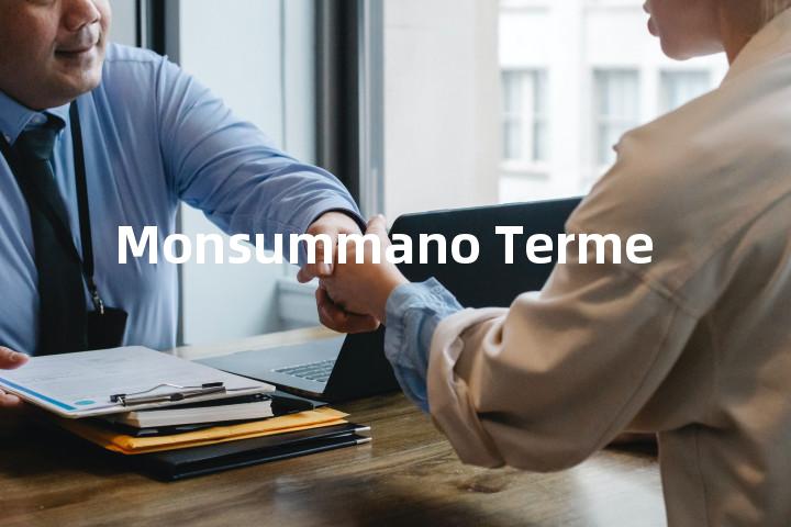 Monsummano Terme单词图解，单词释义场景配图
