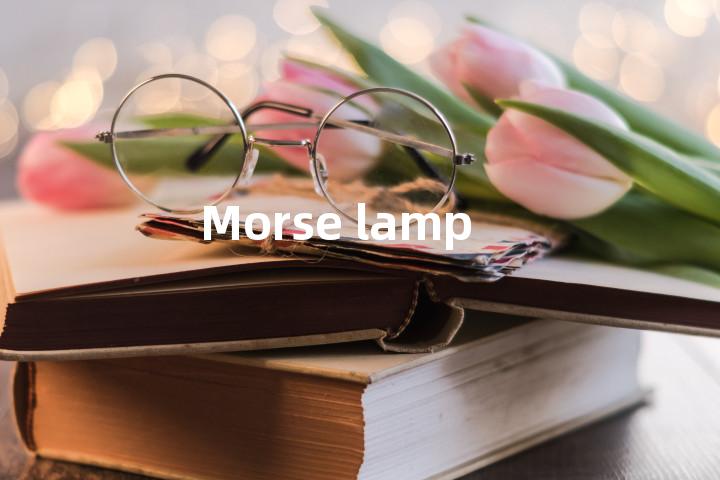 Morse lamp单词图解，单词释义场景配图