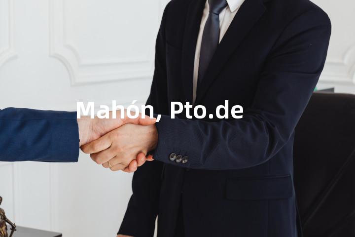 Mahón, Pto.de单词图解，单词释义场景配图