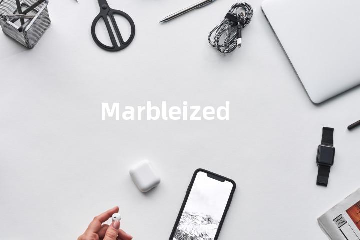 Marbleized