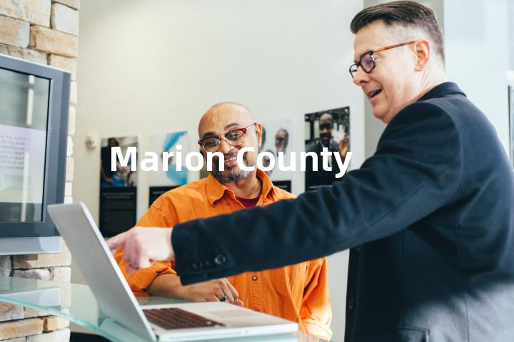 Marion County单词图解，单词释义场景配图