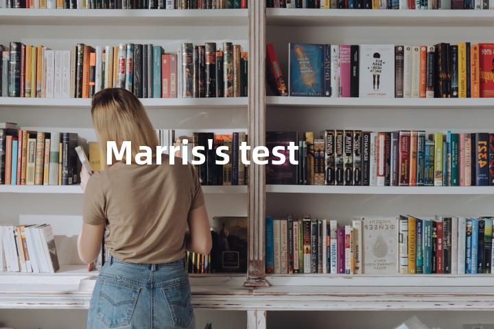 Marris's test单词图解，单词释义场景配图