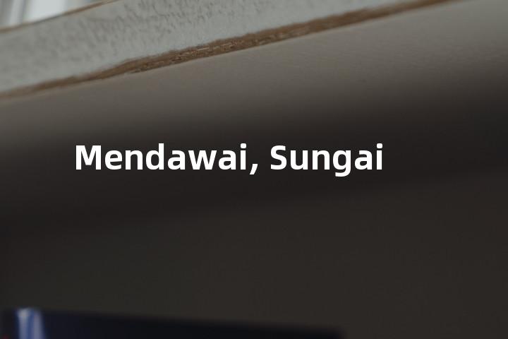 Mendawai, Sungai单词图解，单词释义场景配图