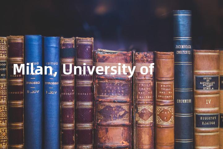 Milan, University of单词图解，单词释义场景配图
