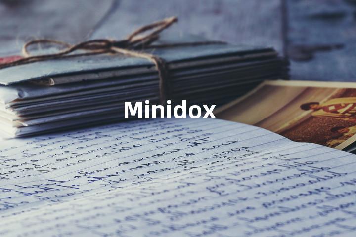 Minidox单词图解，单词释义场景配图