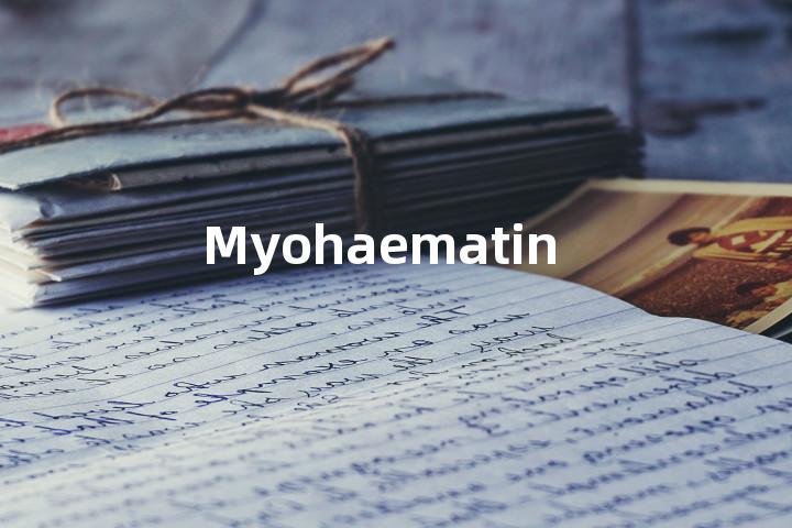 Myohaematin