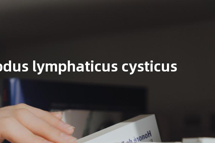 Nodus lymphaticus cysticus单词图解，单词释义场景配图