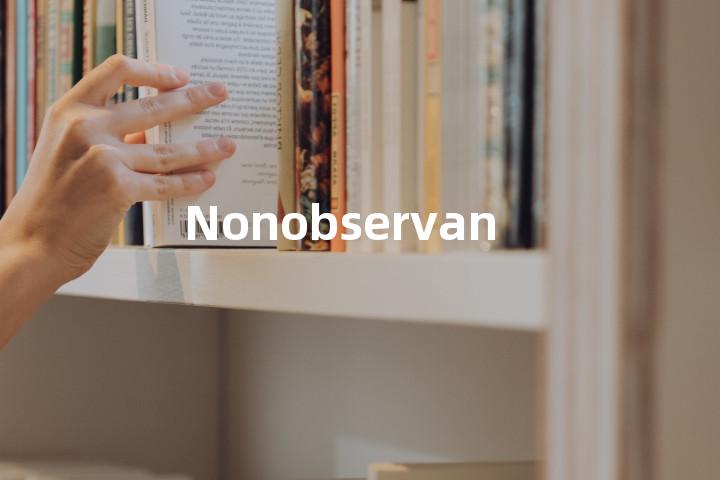 Nonobservance