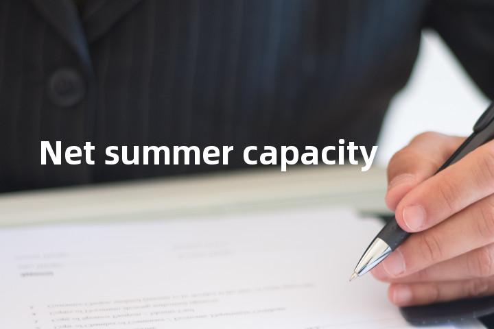 Net summer capacity单词图解，单词释义场景配图